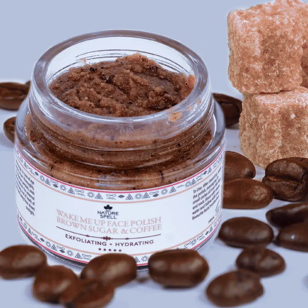 Gommage visage café et sucre brun 100ml - Nature Spell