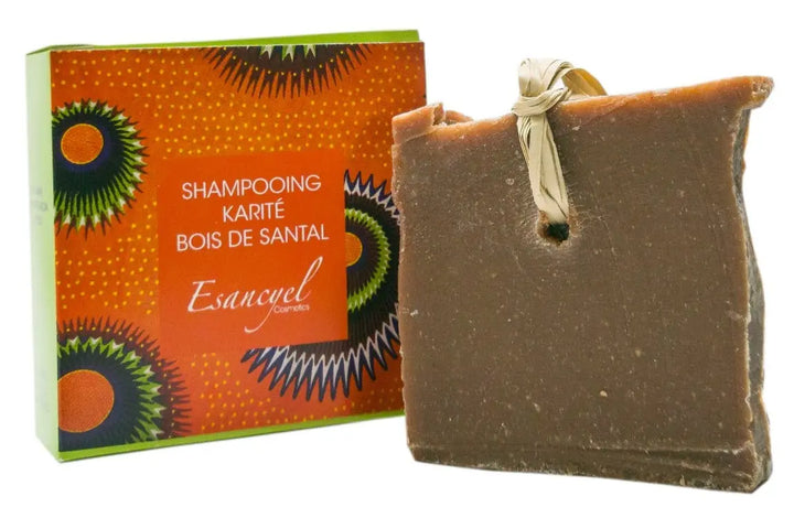 Shampoing Solide NATUREL Karité Bois de Santal - Esancyel