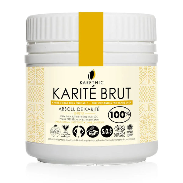 Absolu de karité - beurre de karité brut et frais - 500 ml Karethic